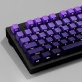 Gradient Purple Double Shot PBT Keycap OEM Profile Side Print RGB Backlit Keycap 135 Key for Cherry Gateron MX Switches Keyboard. 