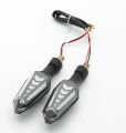 Double Side Flowing Turn Signals Motorcycle LED Turn Signal Built-in Relay Flashing Blinker Universal Warning light Indicator. 