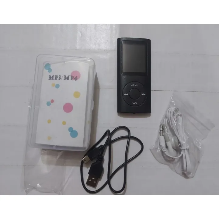 Bluetooth%20Mp3%20Player%20with%20FM%20Radio%20Mp4%20Player%20Black%20-%20Image%203