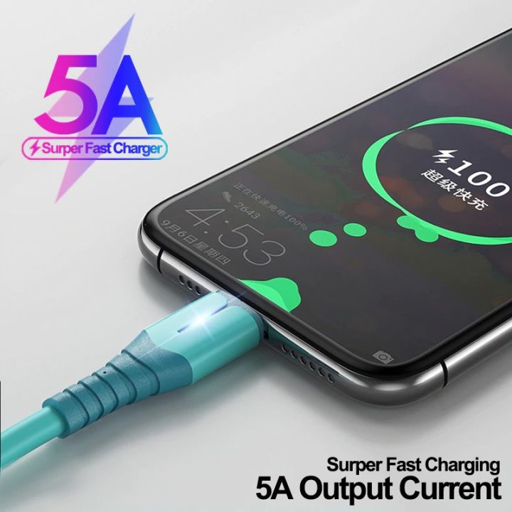 CASIFY%20CT03%205A%20Type%20C%20Fast%20Charging%20Cable%20Light%20Indicator%20Type%20C%20Cable%20Data%20Cable%201M%20Blue%20Support%20All%20Smartphone%20-%20Image%203