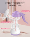 2 in 1 Breast Pump and Bottle Manual Breast Portable Breast feeding Milk Pump. 