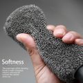 Portable Microfiber Wheel Tire Rim Brush Set Car Wheel Wash Cleaning for Car Wash with Plastic Handle Auto Washing Cleaner Tools. 