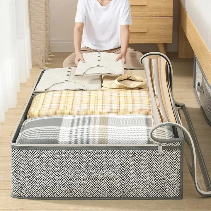 New%20Quilt%20Storage%20Bag%20for%20Foldable%20Quilt%20Bag%20Wardrobe%20Clothes%20Storage%20Bag%20Dustproof%20Organizer%20Large%20Capacity%20Under%20Bed%20Storage%20-%20Image%204