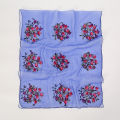 New Floral Embroidery Chiffon Silk Scarf Women Muslim Hijab Headscarf Soft Wraps Headband Summer Sunscreen Shawls Beach Shawls.