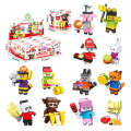 Children's puzzle assembly toys small particles compatible with LEGO 12 Constellation building blocks for boys and girls series birthday gifts.