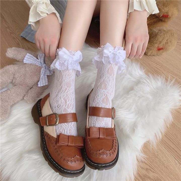 Women%20Lolita%20Lace%20Flower%20Comfortable%20Breathable%20Nylon%20Invisible%20Ankle%20socks-Girls%20Ultra-thin%20Non-slip%20Daily%20Casual%20Boat%20Socks%20-%20Image%203