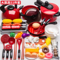 Kids live in a simulated kitchen, cut cut, fun toys girls cook, boys and girls baby cut fruits to cook set. 