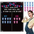 Baby Gender Reveal Board Gender Reveal Creative Voting Game. 