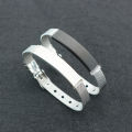 European and American comfortable wristband with engraving 6MM titanium steel mesh bracelet adjustable strap bracelet for men cross-border exclusive.