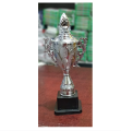 Trophy Silver colour (cricket, football & badminton) Mini trophy 8" inch - 1pcs.