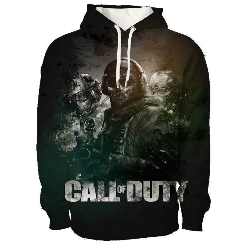 Fashion Men's Hoodie Call Of Duty Warzone Casual Hoodies Pullovers