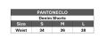 Pantoneclo Premium Quality Indigo Color Ripped Design Men's Denim Shorts / Pant - 3 Quarter Pant.