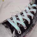 Glitter White Shoelaces of sneakers Metallic Shiny gold shoelace silver Flat shoe laces sports running shoe lacing Man Women.
