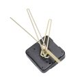 2Pcs Clock Mechanism Diy Kit Mechanism for Clock Parts Wall Clock Quartz Hour Minute Hand Quartz Clock Movement Home Decoration - Black & Black + Gold - Black & gold & black. 