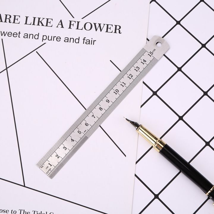 15cm%20Stainless%20Steel%20Metal%20Straight%20Ruler%20Double%20Sided%20Measuring%20Ruler%20Metal%20Scale%20for%20Office%20Stationery%20Drafting%20Supplies%20-%20Image%204