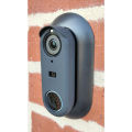 Silicone Case Designed for Google Nest Hello Doorbell Cover (Black) - Full Protection Night Vision Compatible. 