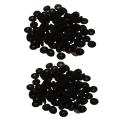 200 Pcs Black Sponge Earbud Headphone Cap Ear Pads Cover Replacement.