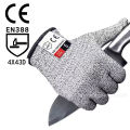 Level 5 Anti-Cut Gloves Safety Cut Proof Stab Resistant Stainless Steel Wire Metal Mesh Gardening Garden Labor Construction Protection Cut-Resistant Gloves.