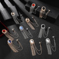 Tassel Rhinestone Brooch For Men & Women Fashion Accessories.