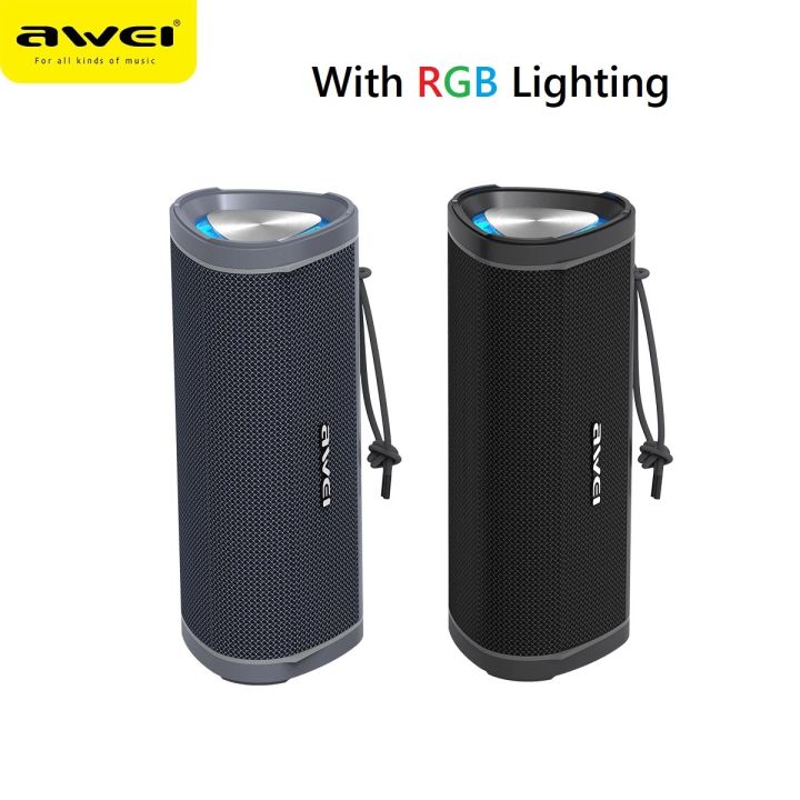 Original%20Awei%20Y331%20TWS%20RGB%20Portable%20Wireless%20Bluetooth%20Speaker%20IPX6%20Waterproof%20-%20Image%202