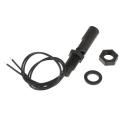 DC 110V 0.5A Water Level Sensor Horizontal Float Switch Pool Tank Black. 