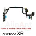 Original Volume Buttons Mute NFC Wireless Charging FlashLight Power Flex Cable For iPhone X XR Xs Max Phone Parts.