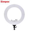 Simpex Ring LED 18 Inches Dual Colour Professional LED Ring Light with Carry Bag and ligh stand. 