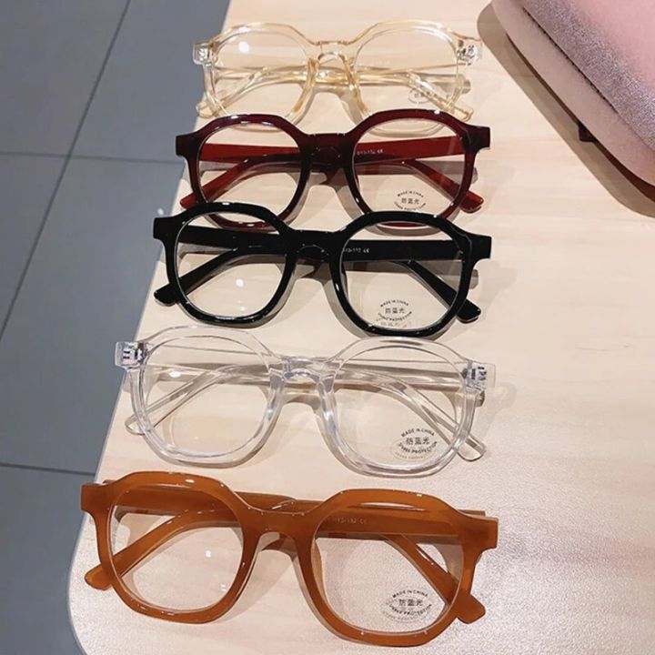 SO%20EI%20Fashion%20Irregular%20Square%20Women%20Optical%20Glasses%20Frame%20Clear%20Anti%20Blue-Ray%20Lens%20Eyewear%20Vintage%20Men%20Red%20Frame%20-%20Image%202