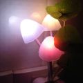 Mushroom Color Changing Led Wall Night Lights Mushroom Plants Style Sensor Lamp for Kids Sleeping. 