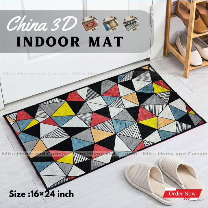 China%203D%20Door%20Mat%20Paposh%20Doormat%20Water%20Absorbent%20Floor%20mat%2016%20*%2024%20inch%20anti%20slip%20mat%20Red%20,%20Blue%20,%20Black%20,%20White%20Indoor%20mat%20Room%20mat%20Rugs%20carpet%20-%20Image%206