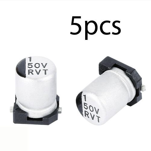 Lot De 10 Condensateurs électrolytiques Nichicon UUQ1H010MCL1GB - 1uF 50V - SMD 4x5.4mm