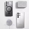 Ultra Thin Magnetic Wireless Charge Transparent Case For Magsafe For Samsung Galaxy S24 S23 Ultra S22 Plus Hard Slim Pc Cover. 