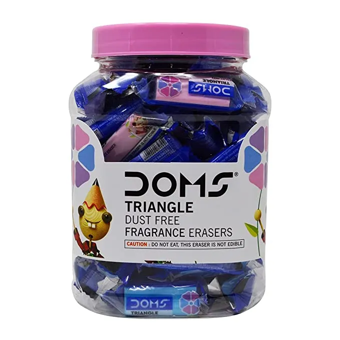 DOMS%20Triangle%20Dust%20Free%20Fragrance%20Eraser%20-%20Combo%20of%203pcs%20-%20Image%205
