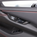 For C8 2020-2023 Car Inner Door Lock Switch Button Cover Trim Accessories ABS Carbon Fiber. 