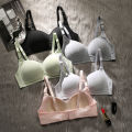 [ Soft Cup ] Girl Cute Bra College Student Korean Candy Underwear High School Student Growth Period Underwear. 