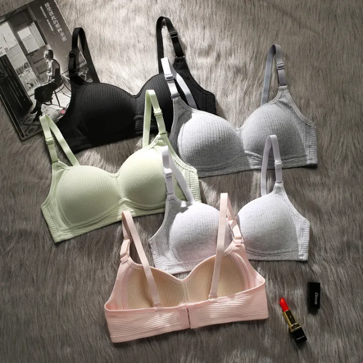 %5B%20Soft%20Cup%20%5D%20Girl%20Cute%20Bra%20College%20Student%20Korean%20Candy%20Underwear%20High%20School%20Student%20Growth%20Period%20Underwear%20-%20Image%204