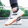 New Men's Leather Shoes Fashion Tennis Table Tennis Shoe Training Badminton Shoe Large Size 38-46 Outdoor Sneakers Running shoes. 