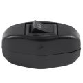 2X Black Bedroom on Off Button in Line Switch 6A/250VAC 10A/125VAC.