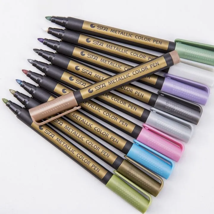 Keep%20Smiling%20Metallic%20Color%20Pen%20Set%2010%20Pcs%20for%20Drawing,%20Writing%20&%20Craft%20Artwork%20-%20Image%207