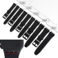 12mm 16mm 17mm 19mm 20mm Soft Silicone Bracelet for Swatch Colorful Transparent Watchband Watch Strap Replacement with Tool. 