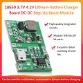 TC4056A USB Lithium Lipo 18650 Battery 3.7V-4.2V To 5V 9V 12V Step Up Module Use DIY WPS Mini UPS Replace XL6009. 