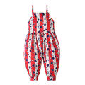 Girls children's summer suspender backless star jumpsuit American Independence Day climbing jumpsuit children's clothing. 