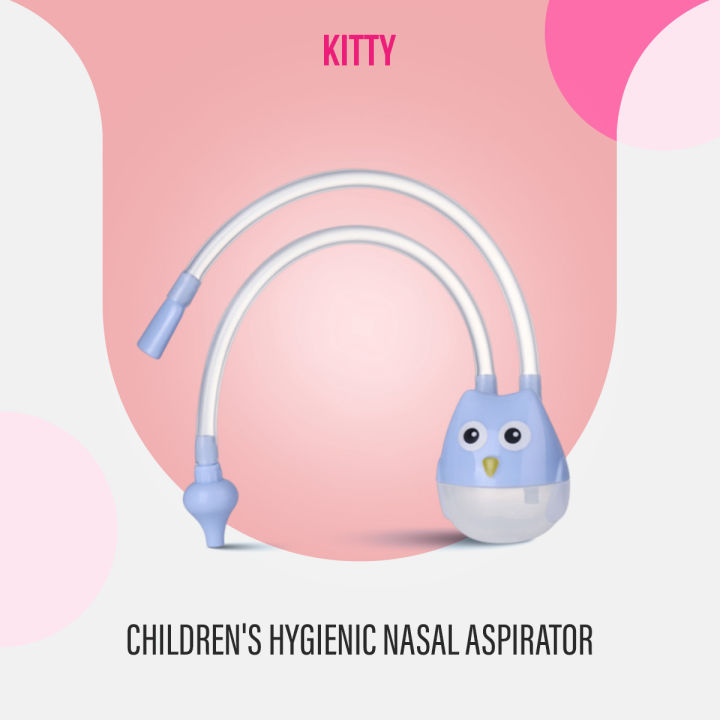Cartoon Print Big Size Silica gel children's hygienic nasal aspirator for nose Nose Cleaning/Nasal Aspirators Device_1pcs