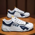 Labor protection shoes, men's shoes, summer breathable canvas shoes, men's construction site work, Korean version, versatile little white sports board shoes, trendy shoes.