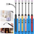 Kitchen Lighter Windproof Flameless Plasma Arc Electric Long Neck Lighter for Gas Stove, Candle & BBQ. 