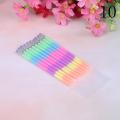 New 210P Multi Color Rainbow Refill Highlighter Gel Ink Pen Refill chool upplie. 