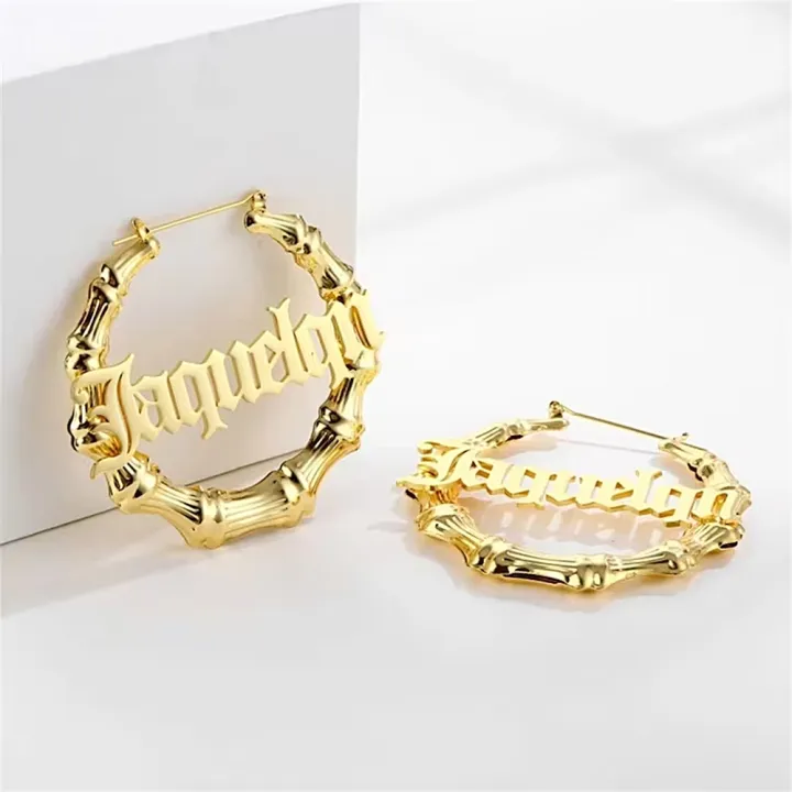 Bamboo%20Custom%20Name%20Earrings%2050mm%2080mm%20100mm%20Big%20Hoop%20Earrings%20for%20Women%20Gold%20Stainless%20Steel%20Jewelry%20Personalized%20Christmas%20Gift%20-%20Image%202