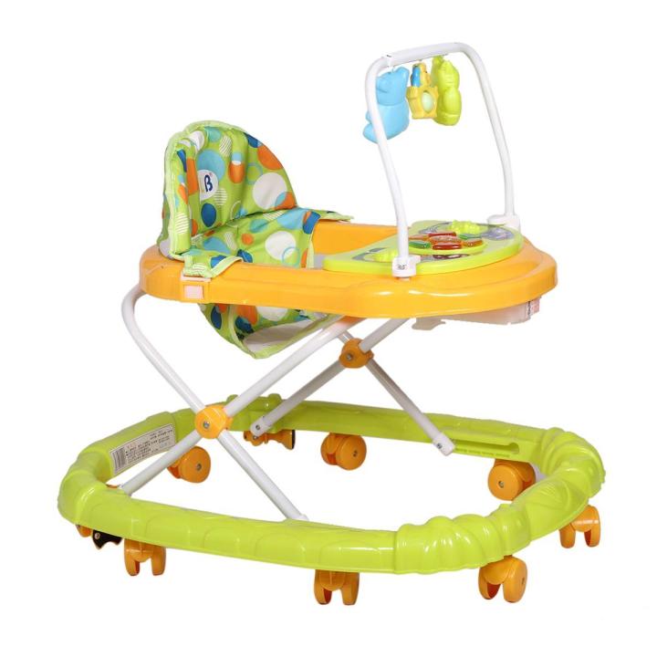 Baby Musical Walker with Merry Go Round BLB Brand- Green