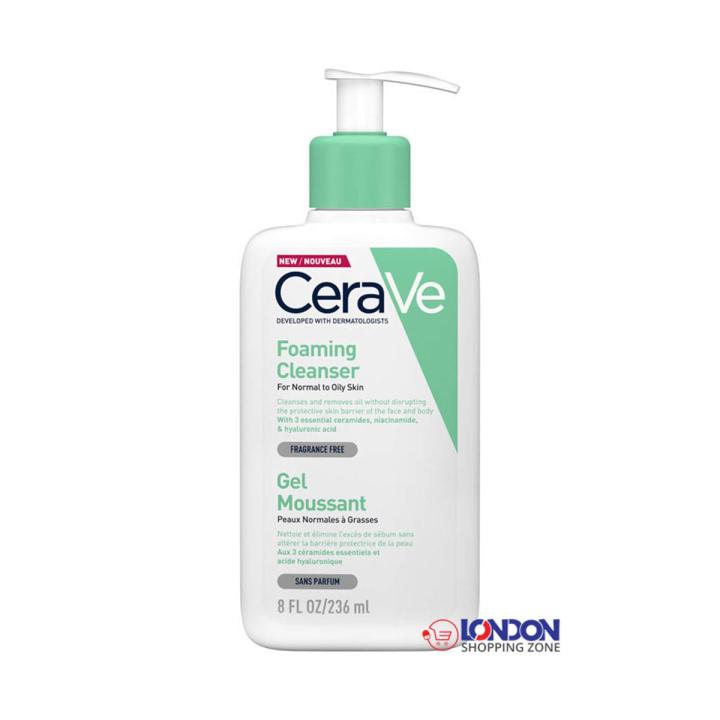 Cerave Foaming Cleanser For Normal To Oily Skin 236ml UK