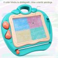 Children Magnetic Graffiti Drawing Board Color Handwriting Board with Bracket. 